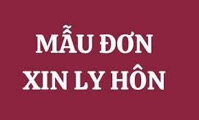 Mẫu Đơn ly hôn năm 2026