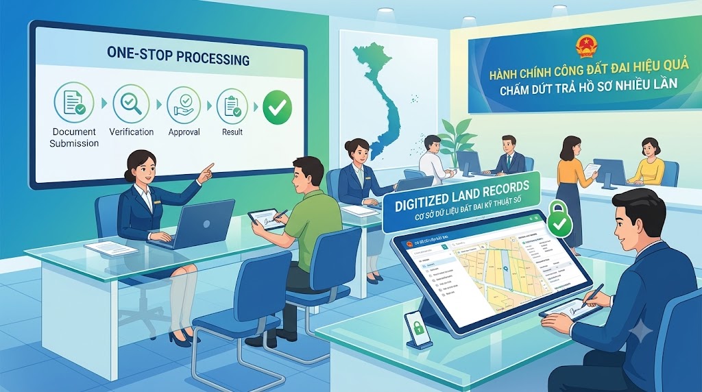 Xử lý thủ tục hành chính về đất đai: CHẤM DỨT TÌNH TRẠNG “TRẢ HỒ SƠ NHIỀU LẦN”!